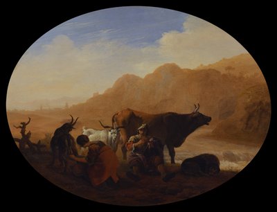 Os pastores, c.1635 de Pieter van Laer